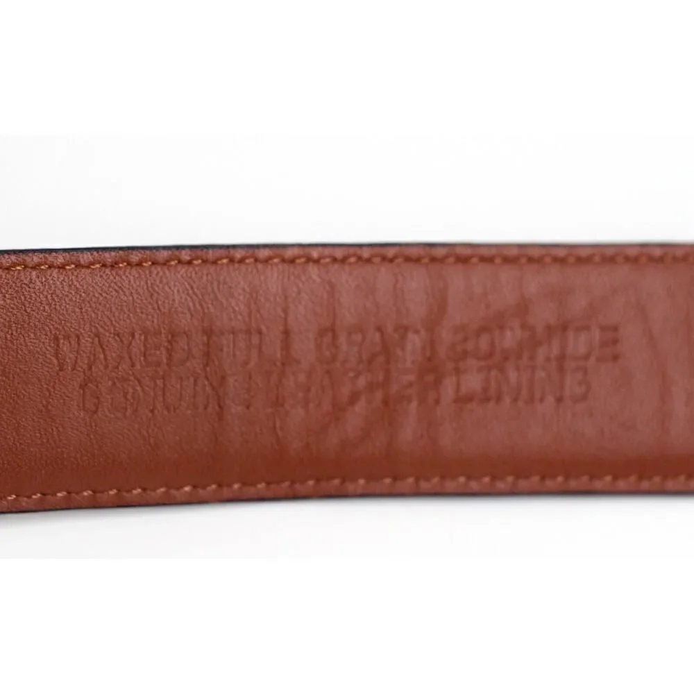 Haggar BLACK GENUINE LEATHER 1 1/8